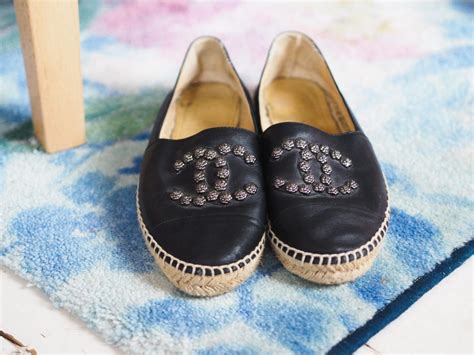 chanel espadrilles sheep kin|Chanel espadrilles true to size.